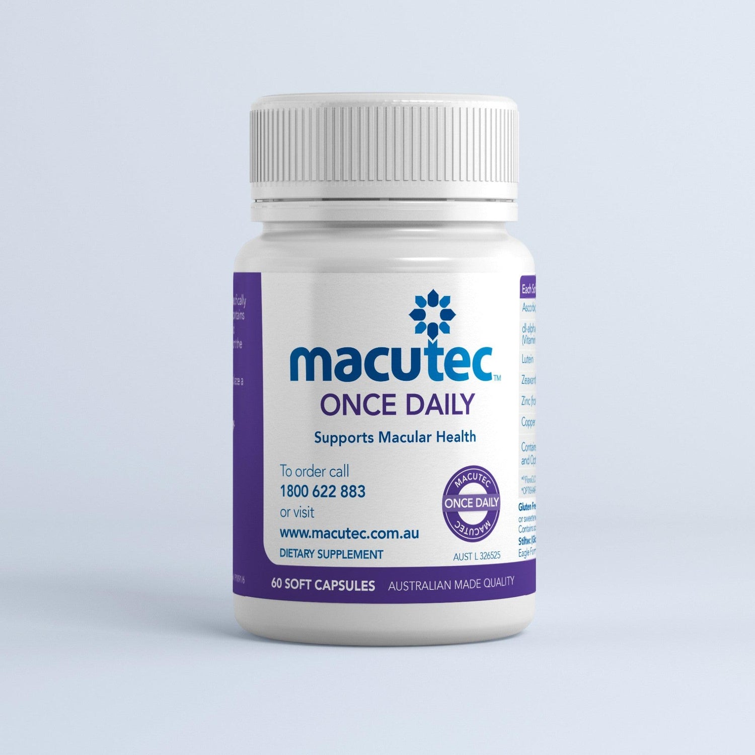 Macutec Once Daily 60 WHOLESALE - Stiltec